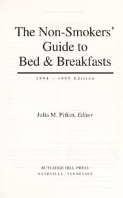 Tapa de The Non-smokers' guide to bed & breakfasts