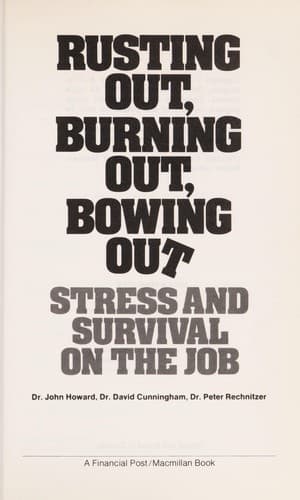 Tapa de Rusting out, burning out, bowing out