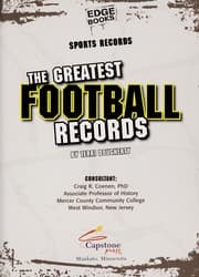 Tapa de The greatest football records