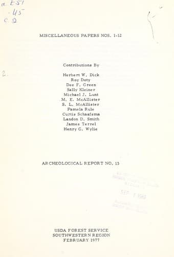 Tapa de Miscellaneous papers, nos. 1-12