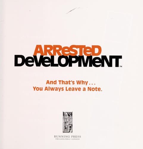 Tapa de Arrested development
