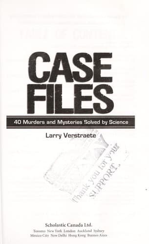 Tapa de Case files