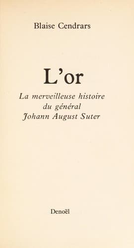 Tapa de L' or