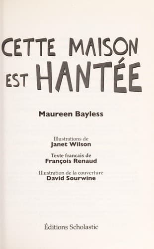 Tapa de Cette maison est hantée