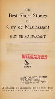 Tapa de Best Short Stories of Guy De Maupassant