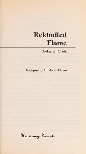 Tapa de The rekindled flame