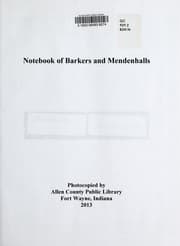 Tapa de Notebook of Barkers and Mendenhalls