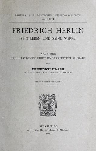 Tapa de Friedrich Herlin