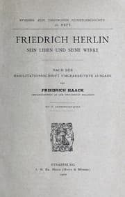 Tapa de Friedrich Herlin