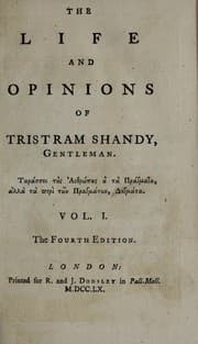 Tapa de The life and opinions of Tristram Shandy, gentleman