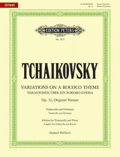 Tapa de Variations on a Rococo Theme