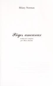 Tapa de Pièges amoureux