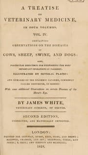 Tapa de A treatise on veterinary medicine
