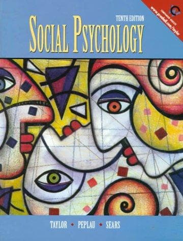Tapa de Social psychology