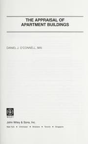 Tapa de The appraisal of apartment buildings