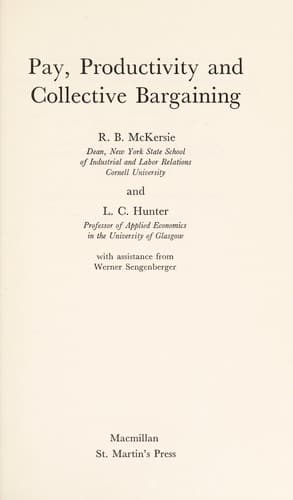 Tapa de Pay, productivity and collective bargaining