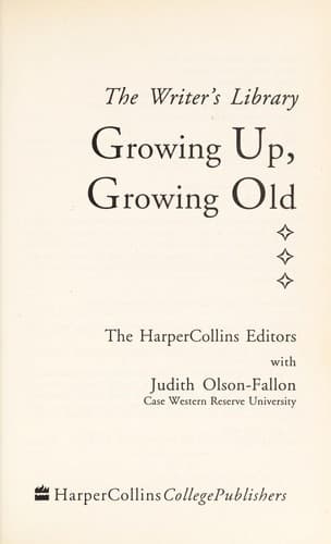 Tapa de Growing up, growing old