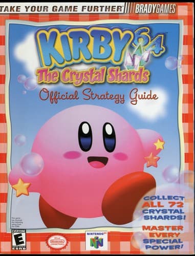Tapa de Kirby 64: The Crystal Shards, Official Strategy Guide