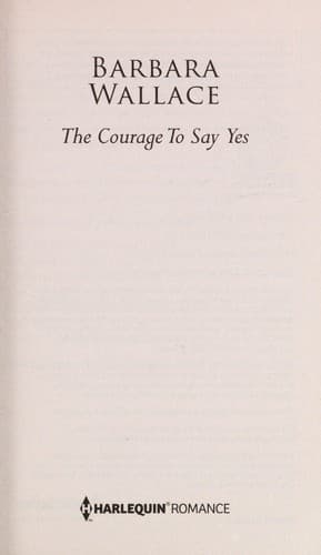 Tapa de The courage to say yes