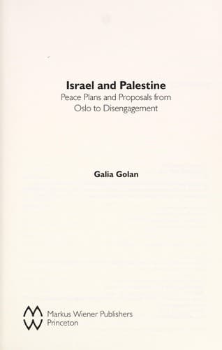 Tapa de Israel and Palestine