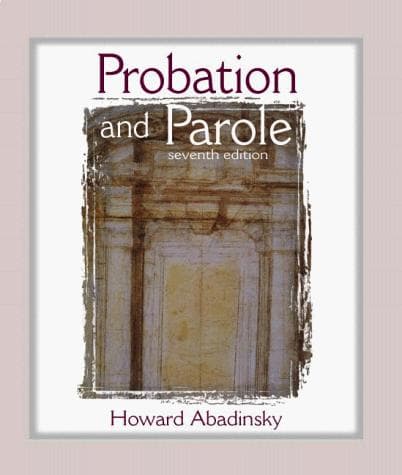 Tapa de Probation and Parole (7th Edition)