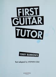 Tapa de First guitar tutor