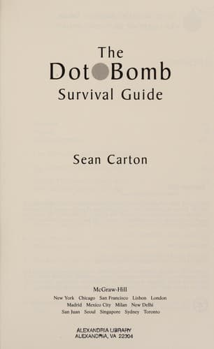 Tapa de The Dot.bomb Survival Guide