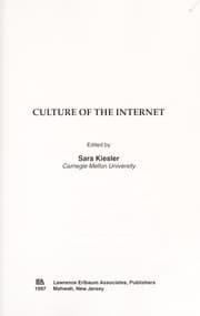 Tapa de Culture of the Internet