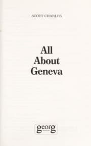 Tapa de All about Geneva