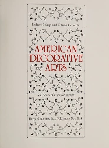 Tapa de American decorative arts