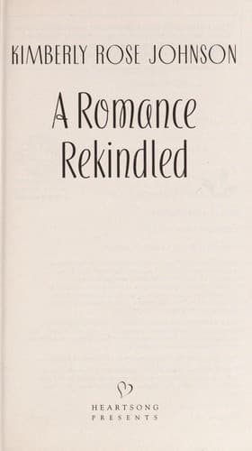 Tapa de A romance rekindled