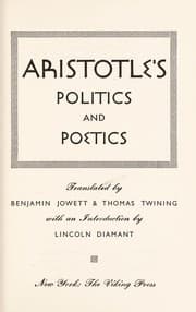 Tapa de Aristotele's politics and poetics