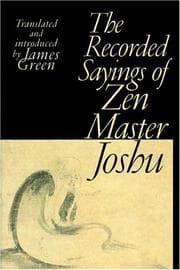 Tapa de Recorded Sayings of Zen Master Joshu