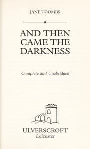Tapa de And Then Came the Darkness