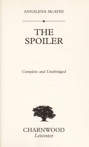 Tapa de The spoiler