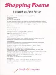 Tapa de Shopping poems & food poems