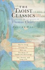 Tapa de The Taoist Classics, Volume 1