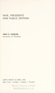 Tapa de War, presidents, and public opinion