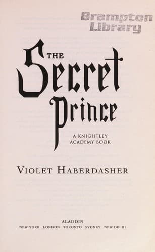 Tapa de The secret prince