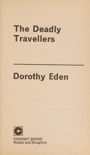 Tapa de Deadly Travellers