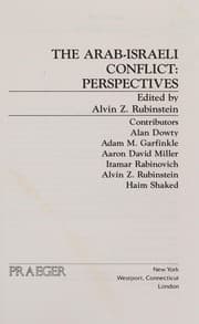 Tapa de The Arab-Israeli conflict