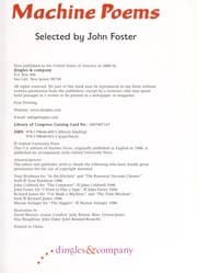 Tapa de Machine poems & music poems