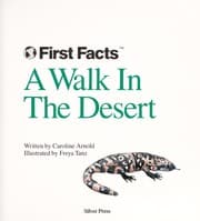 Tapa de A walk in the desert