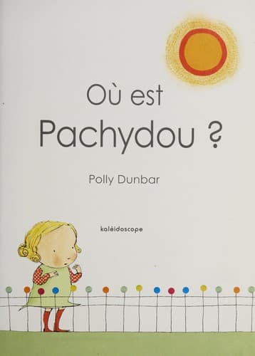 Tapa de Où est Pachydou?