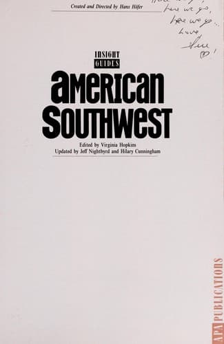 Tapa de American Southwest