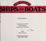 Tapa de Let's look at ships & boats