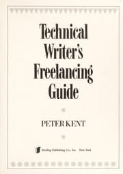Tapa de Technical writer's freelancing guide