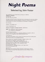 Tapa de Night poems & ghost poems