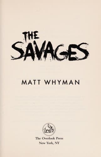Tapa de The Savages