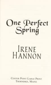 Tapa de One perfect spring